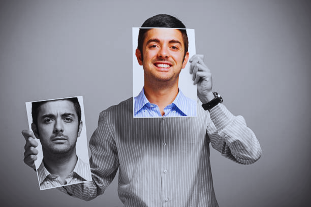 Image of man reclaiming himself with EFT Tapping technique